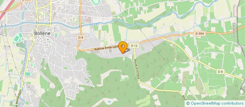 localisation de l'entreprise KIENTZI LMNP  BOLLENE