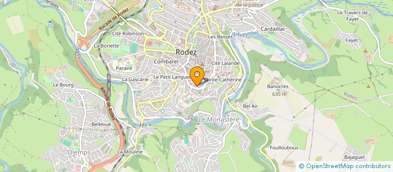 localisation de l'entreprise KIERA  RODEZ