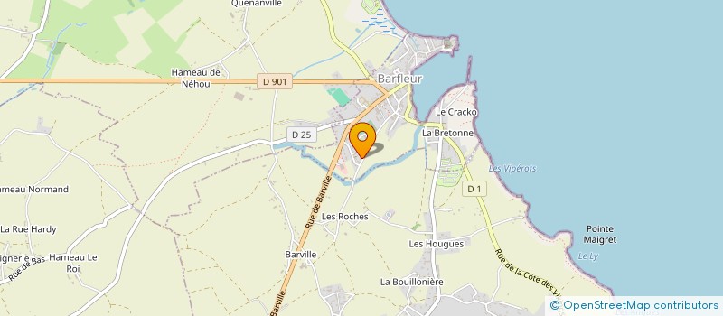 localisation de l'entreprise KIERBORG 1935  BARFLEUR