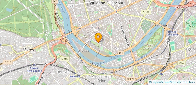 localisation de l'entreprise KIERSZBAUM BB à BOULOGNE-BILLANCOURT