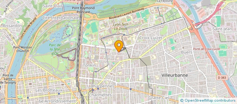 localisation de l'entreprise KIF ANGKOR  VILLEURBANNE