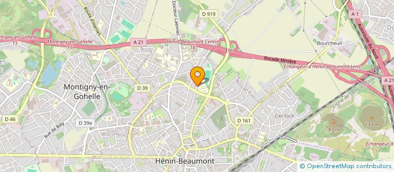 localisation de l'entreprise KIFFEN à HENIN-BEAUMONT