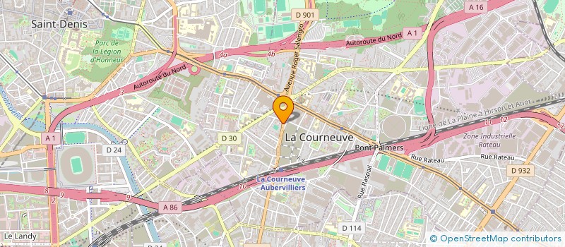 localisation de l'entreprise KIFFEUR à LA COURNEUVE