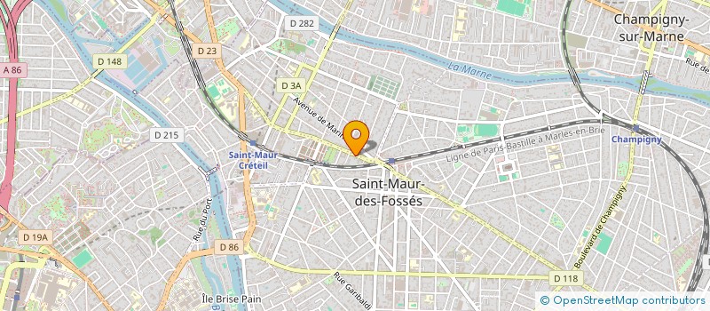 localisation de l'entreprise KIFFOMETRE EDITIONS à SAINT-MAUR-DES-FOSSES
