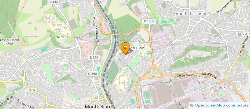localisation de l'entreprise KIFRAGANIBASAWA - KBW  MONTBELIARD