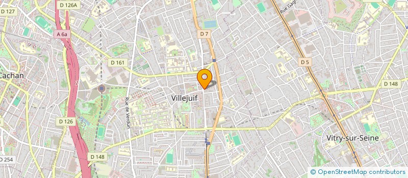 localisation de l'entreprise KIFSA à VILLEJUIF