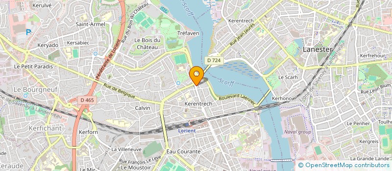 localisation de l'entreprise KIG BRIZH  LORIENT