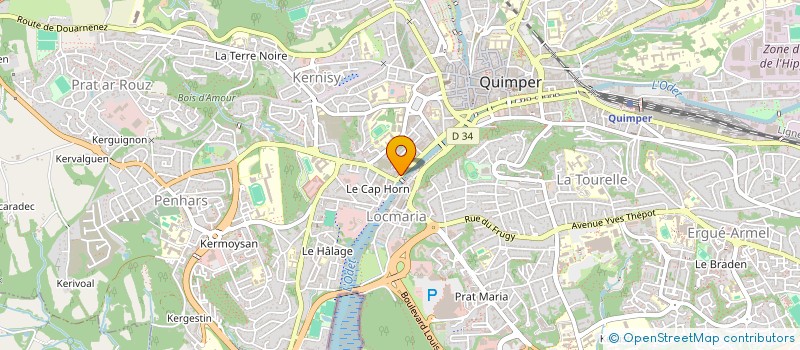 localisation de l'entreprise KIG GLAZIK à QUIMPER