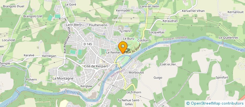 localisation de l'entreprise KIG HA FANFARZ  INZINZAC-LOCHRIST