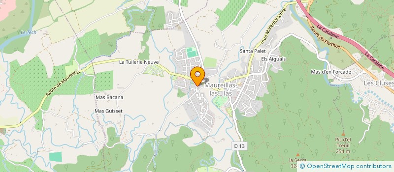 localisation de l'entreprise KIGALIA  MAUREILLAS-LAS-ILLAS