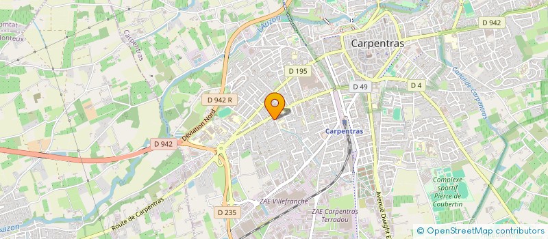 localisation de l'entreprise KIHEL AUTO à CARPENTRAS