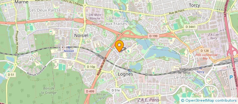 localisation de l'entreprise KIIBA  NOISIEL