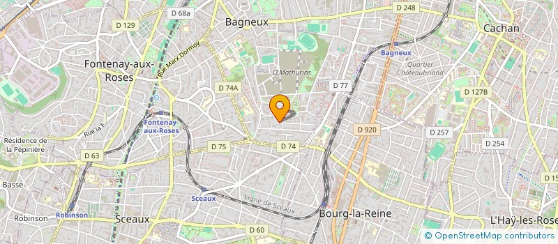 localisation de l'entreprise KIKALO à BAGNEUX