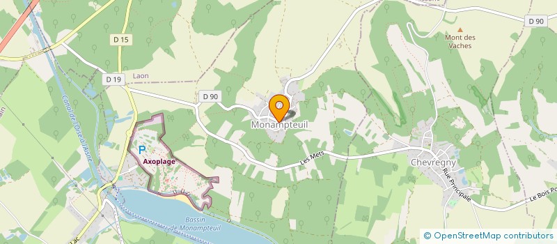 localisation de l'entreprise KIKERS  MONAMPTEUIL