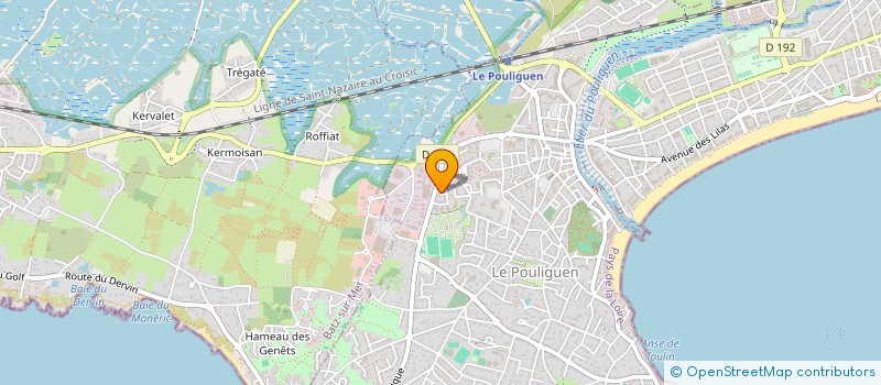 localisation de l'entreprise KIKI  LE POULIGUEN