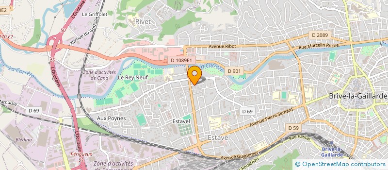 localisation de l'entreprise KIKI  BRIVE-LA-GAILLARDE