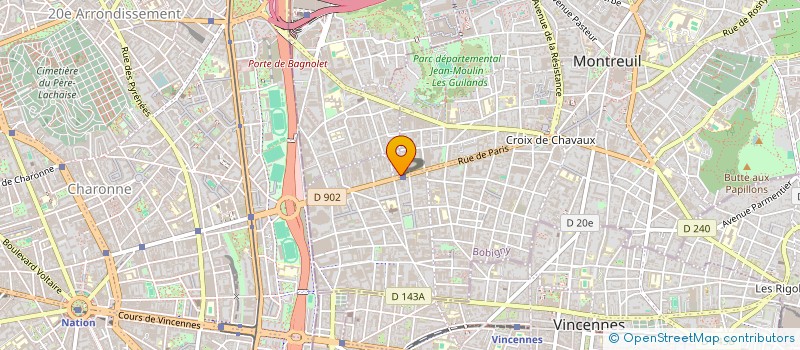 localisation de l'entreprise KIKI PARIS à MONTREUIL