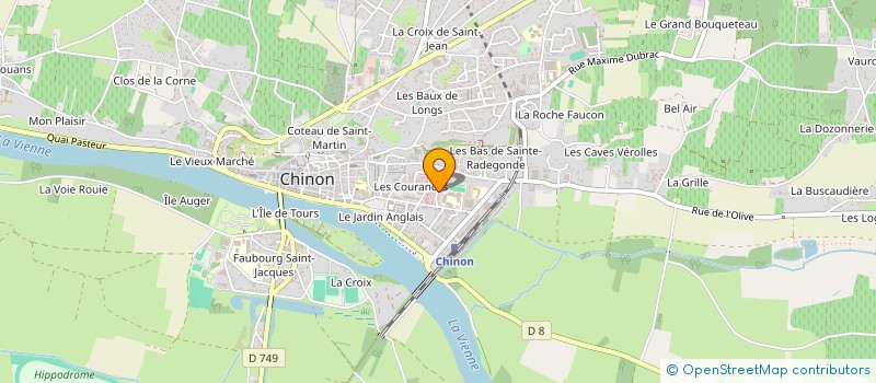 localisation de l'entreprise KIKI PHOTO RALLYE  CHINON