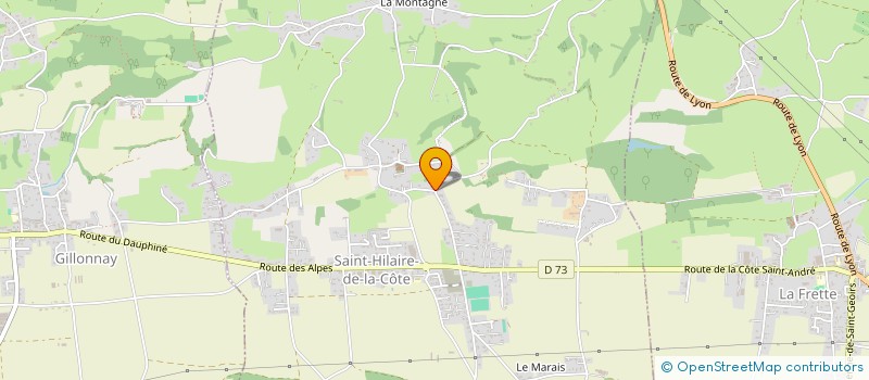 localisation de l'entreprise KIKI & TRII  SAINT-HILAIRE-DE-LA-COTE