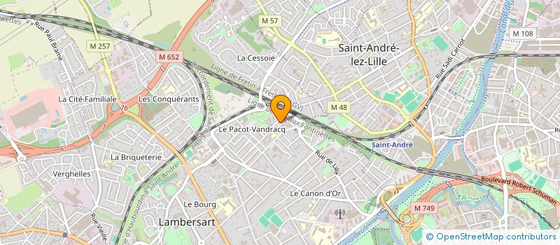 localisation de l'entreprise KIKI & ZINSOUDJE SERVICES à LAMBERSART