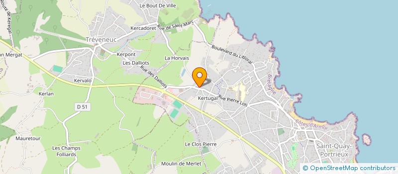 localisation de l'entreprise KIKIBOBO  SAINT-QUAY-PORTRIEUX