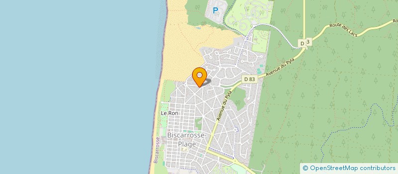 localisation de l'entreprise KIKINE  BISCARROSSE