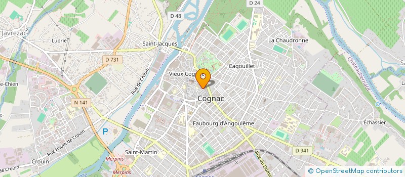 localisation de l'entreprise KIKOU à COGNAC