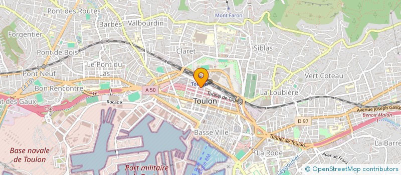 localisation de l'entreprise KILAM à TOULON