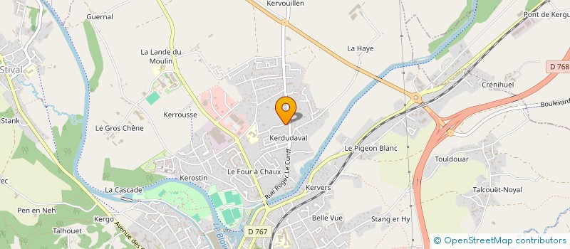 localisation de l'entreprise KILARLOU  PONTIVY