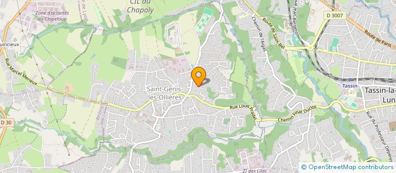 localisation de l'entreprise KILBARRACK IMMO  SAINT-GENIS-LES-OLLIERES