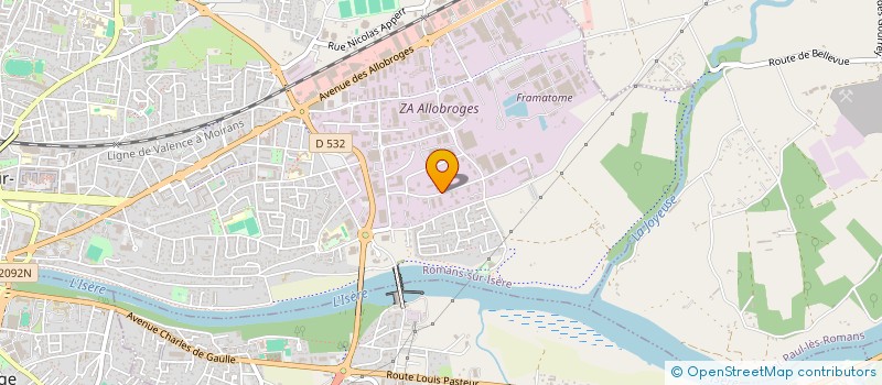 localisation de l'entreprise KILECZO  ROMANS-SUR-ISERE