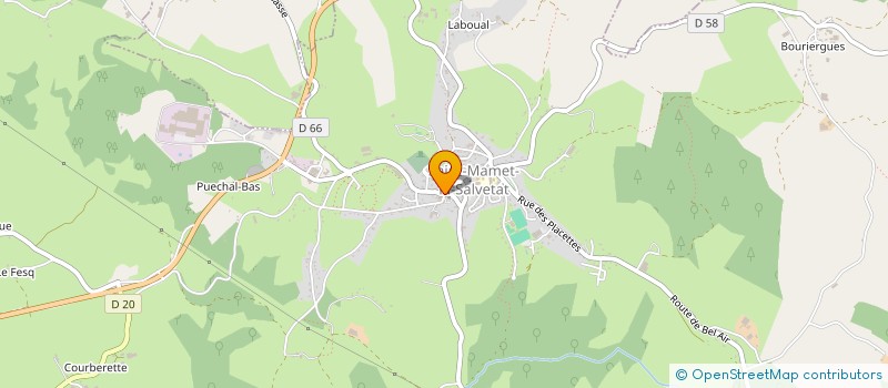 localisation de l'entreprise KILEO à SAINT-MAMET-LA-SALVETAT