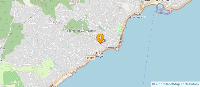 localisation de l'entreprise KILGAUDREY à SAINTE-MAXIME
