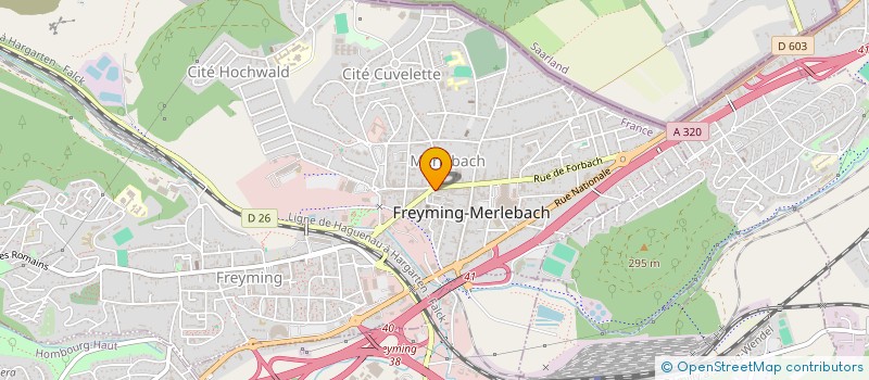 localisation de l'entreprise KILIAN  FREYMING-MERLEBACH