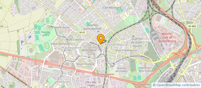 localisation de l'entreprise KILIAN  STRASBOURG