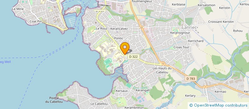 localisation de l'entreprise KILIAN DERRIEN  CONCARNEAU