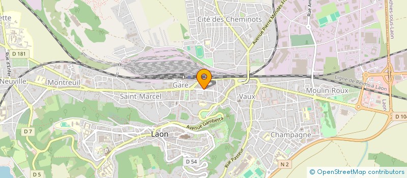 localisation de l'entreprise KILIAN ET LUCY à LAON