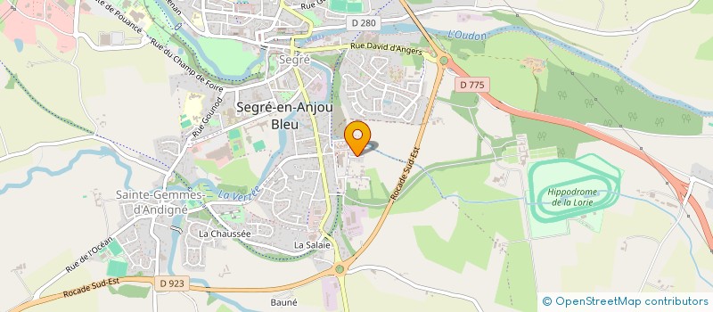 localisation de l'entreprise KILIAN PIRIOU MULTIMODAL  SEGRE-EN-ANJOU BLEU