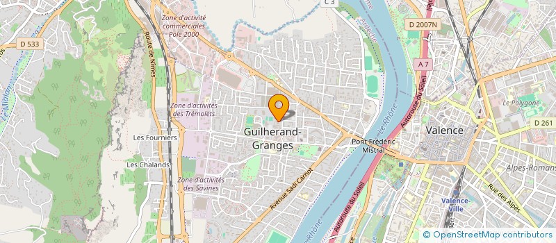 localisation de l'entreprise KILIAN VALLETTA  GUILHERAND-GRANGES