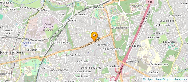 localisation de l'entreprise KILIC CONSTRUCTION à JOUE-LES-TOURS
