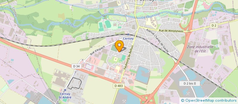 localisation de l'entreprise KILIC SAS  CERNAY