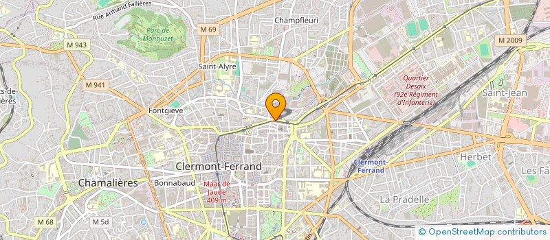 localisation de l'entreprise KILIMANDJARO  CLERMONT-FERRAND