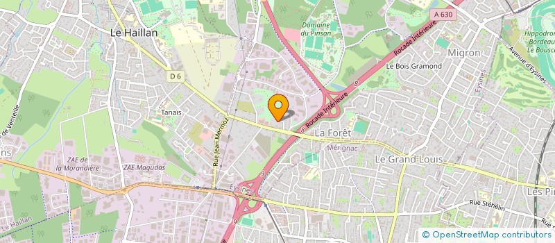 localisation de l'entreprise KILIOGENE BORDEAUX  EYSINES