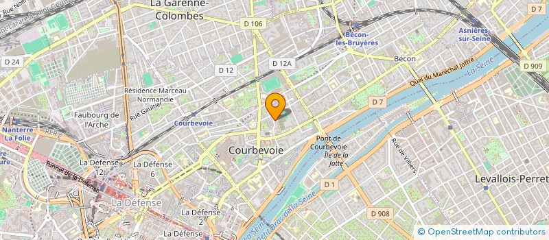 localisation de l'entreprise KILL-PEST  COURBEVOIE