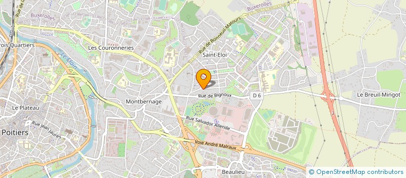 localisation de l'entreprise KILMAE  POITIERS