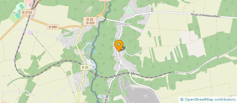 localisation de l'entreprise KILOMETRE ZERO  BUTHIERS