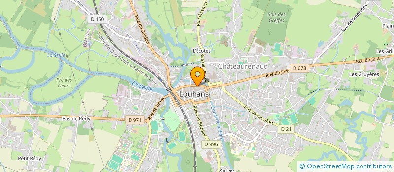 localisation de l'entreprise KILOU à LOUHANS