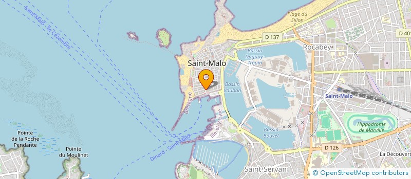 localisation de l'entreprise KILOU DAVY à SAINT-MALO