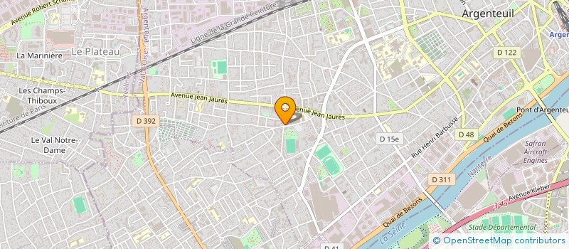 localisation de l'entreprise KILOUFILMS à ARGENTEUIL
