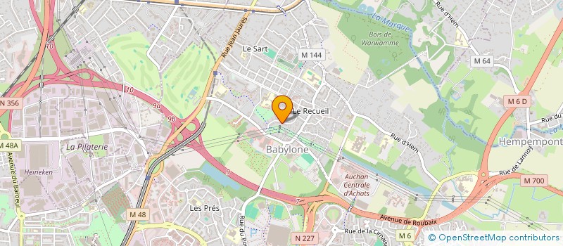 localisation de l'entreprise KILOUTOU SIGNALISATION à VILLENEUVE-D'ASCQ